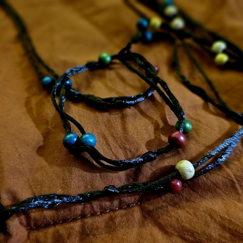 Boho | Color Beaded Crossbody Bag | Boho Earrings - Picture 5 of 7